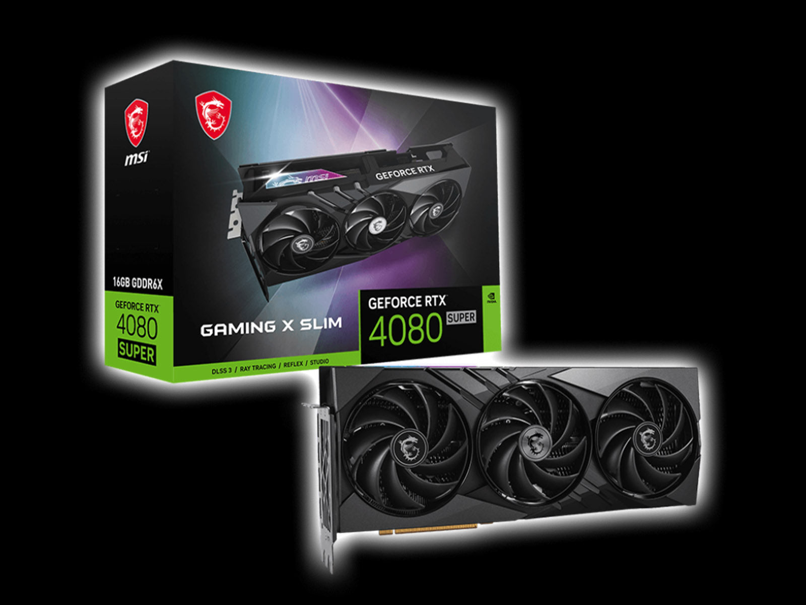 MSI GeForce RTX 4080 SUPER 16GB GAMING X SLIM