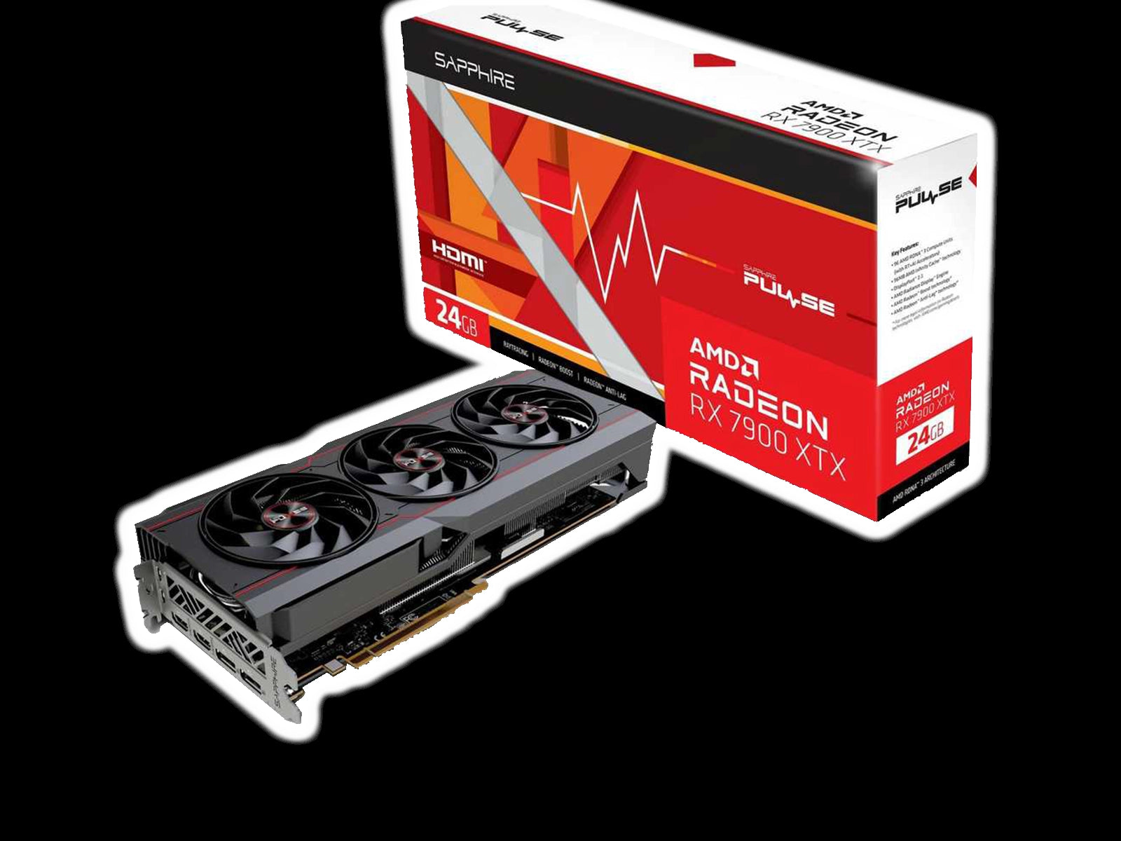 SAPPHIRE PULSE AMD RADEON RX 7900XTX GAMING OC 24GB