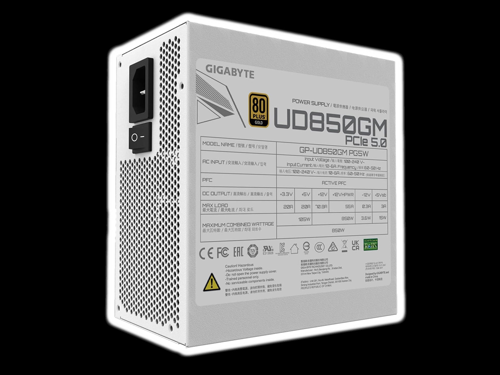 Gigabyte UD850GMPG5W 850W