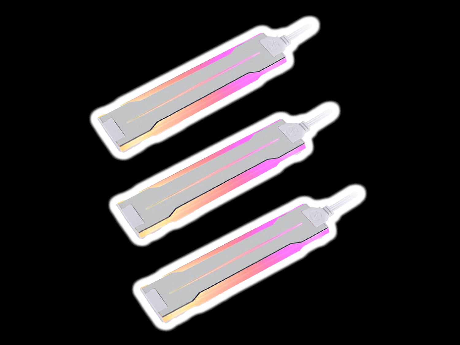 Lian Li UNI FAN P28 Side ARGB Strip 3 Pack - Qbuilds