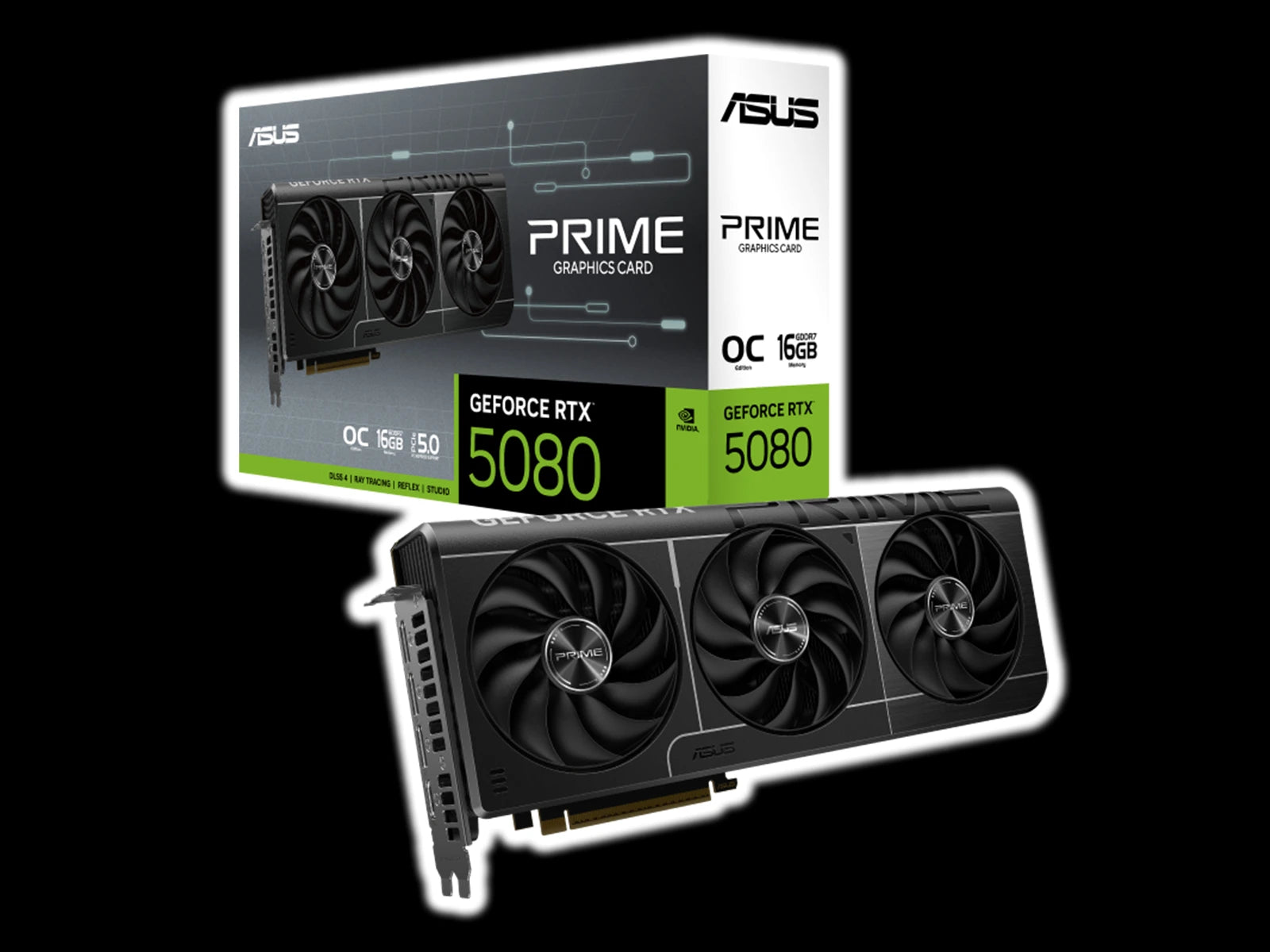 ASUS Prime GeForce RTX 5080 OC Edition 16GB GDDR7