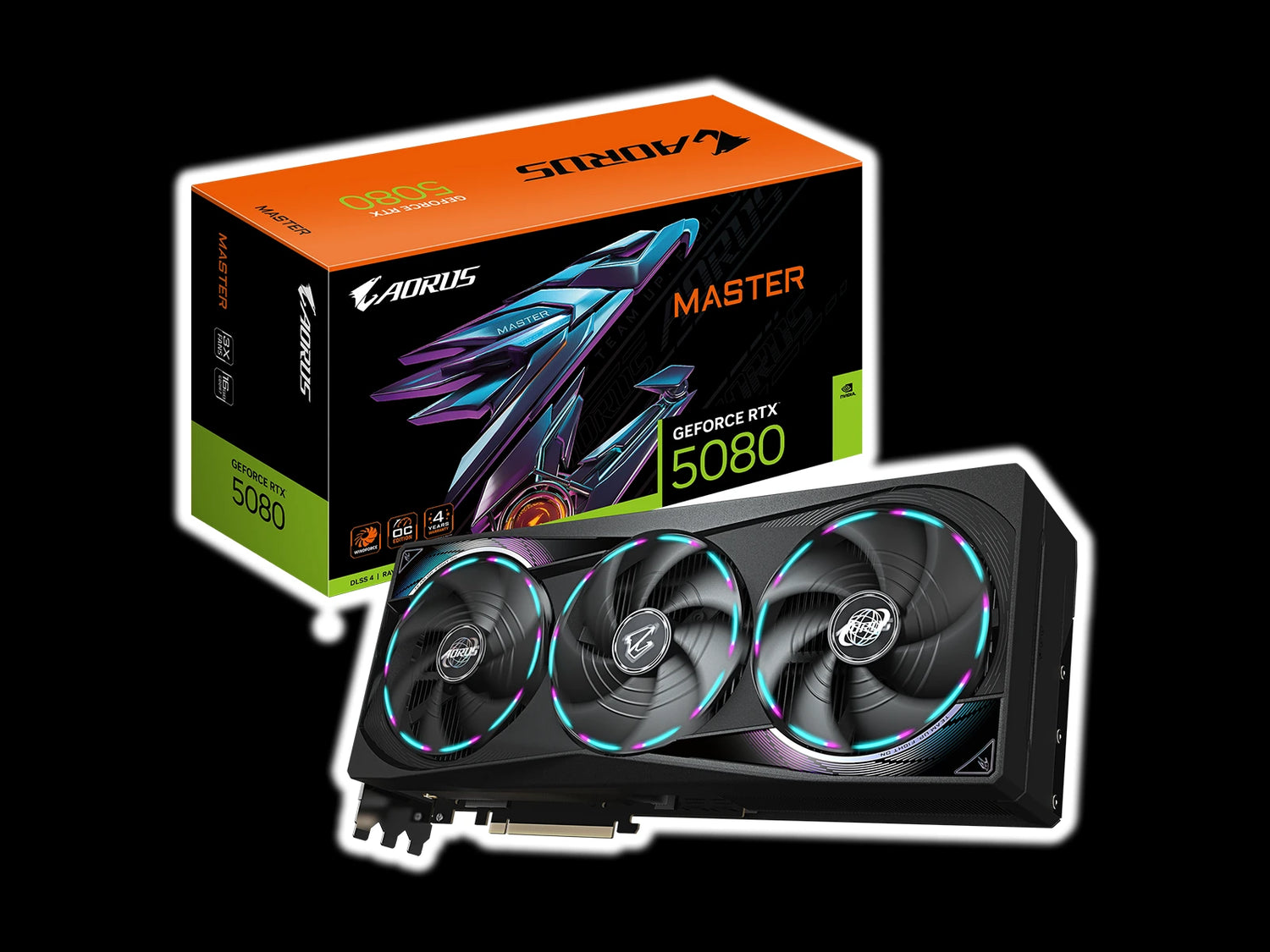 GIGABYTE AORUS GeForce RTX™ 5080 MASTER 16GB