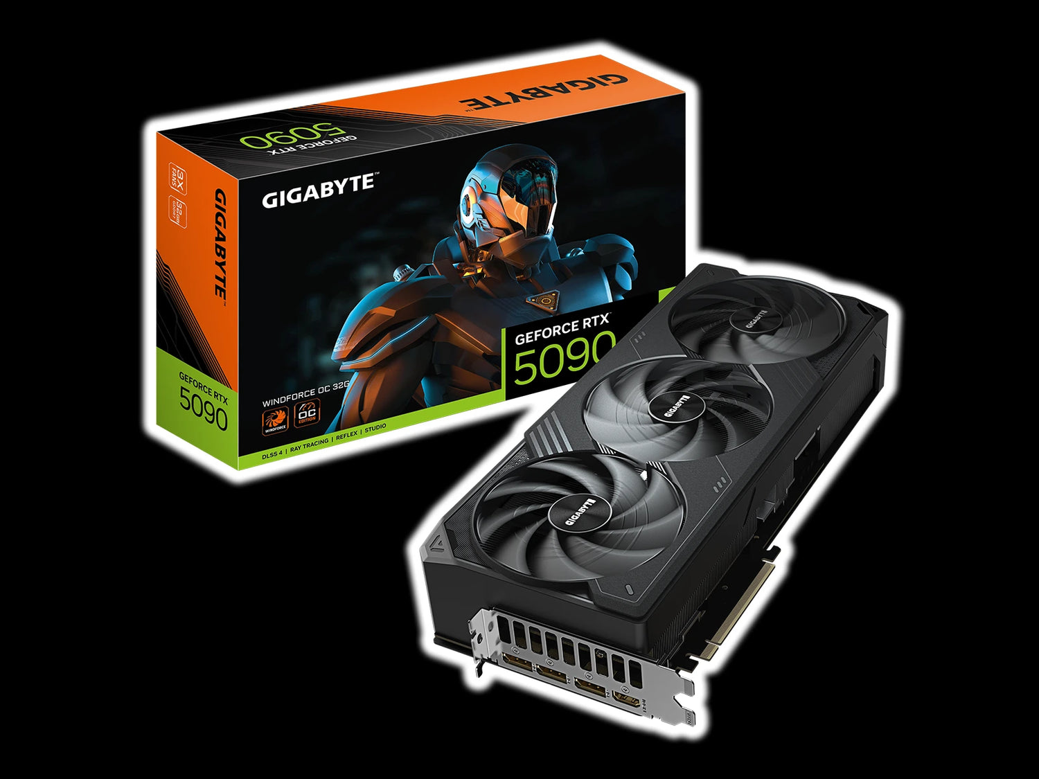 GIGABYTE GeForce RTX™ 5090 WINDFORCE OC 32GB