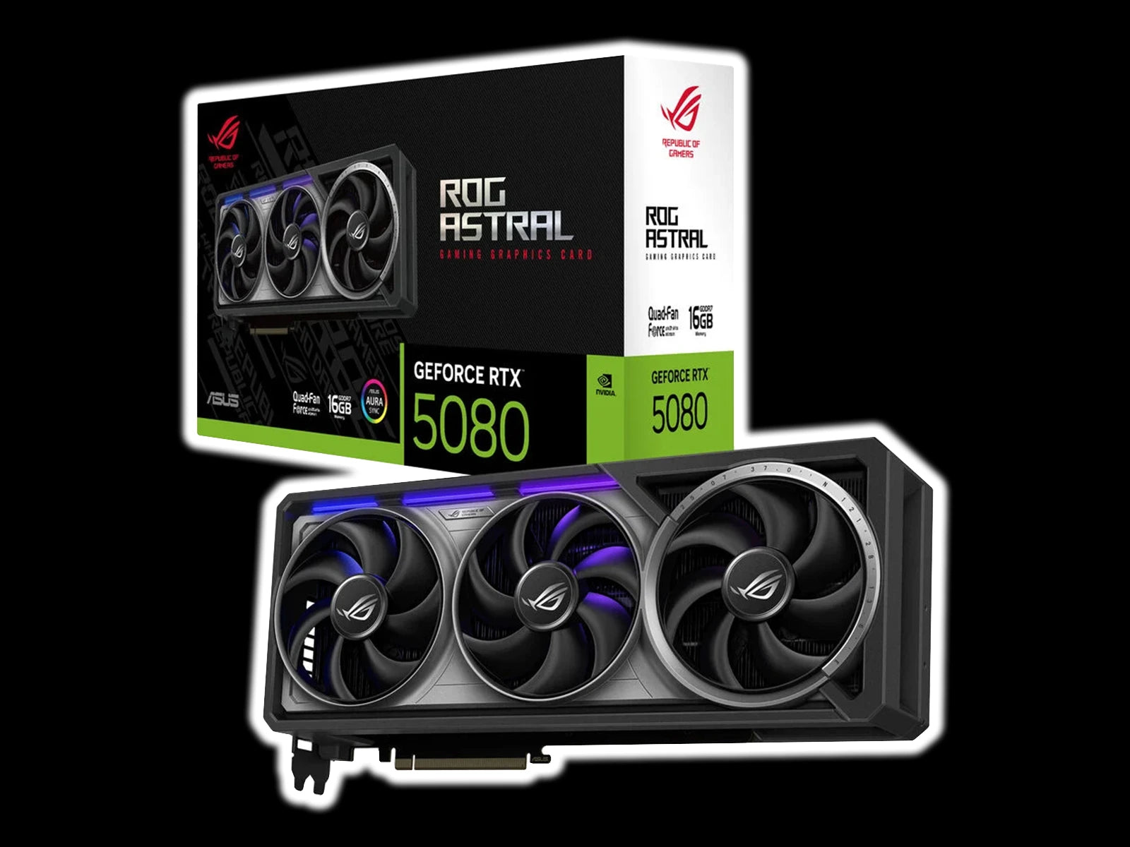 ROG Astral GeForce RTX™ 5080 16GB GDDR7