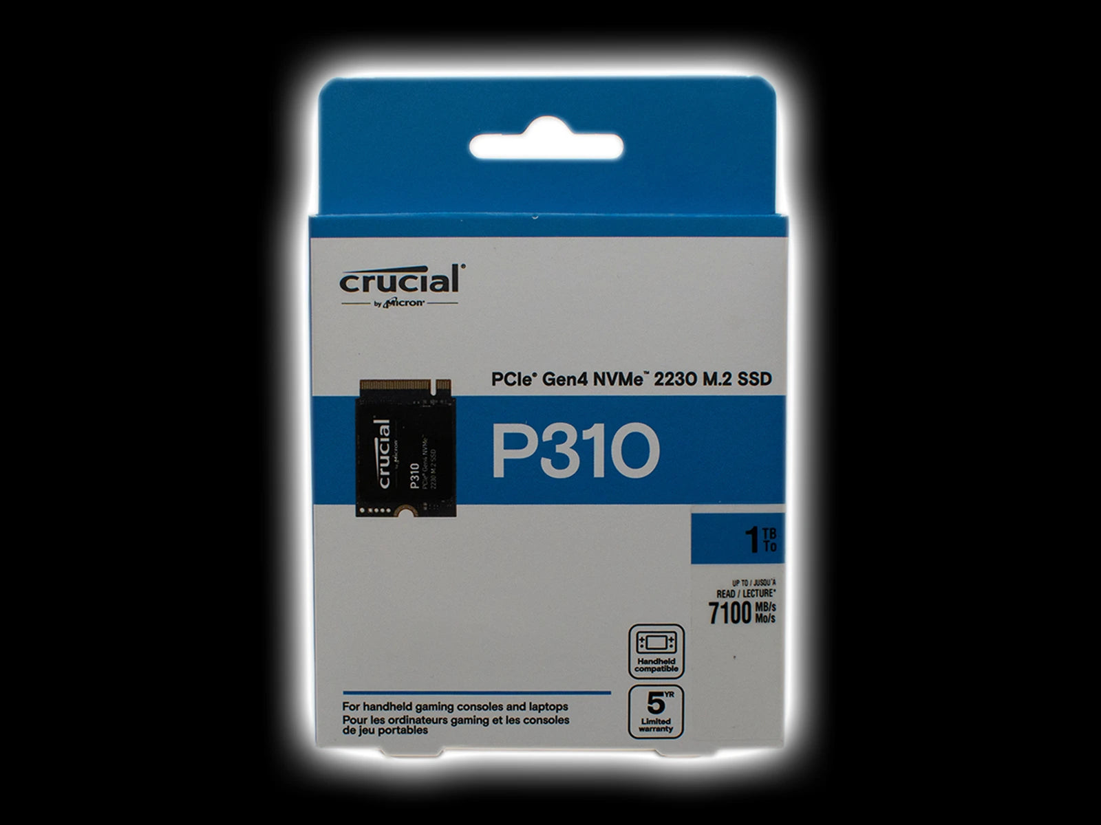 Crucial P310 1TB PCIe Gen4 NVMe 2230 M.2 SSD