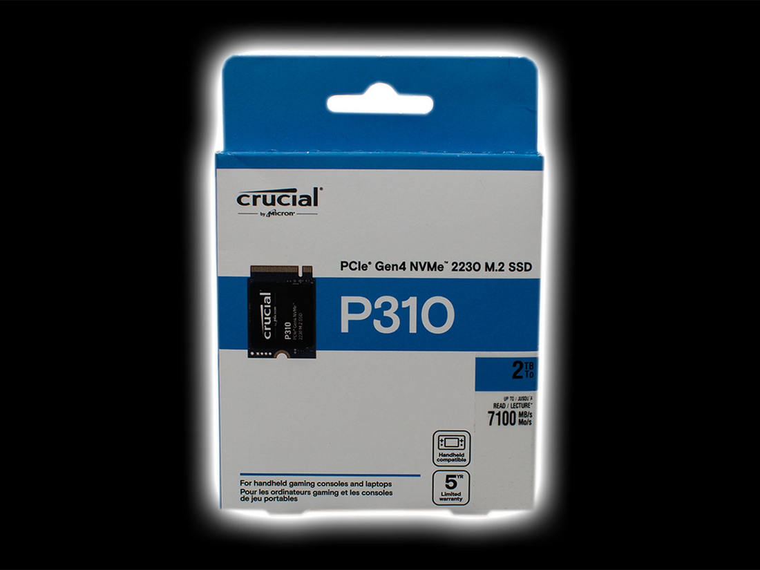 Crucial P310 2TB PCIe Gen4 NVMe 2230 M.2 SSD