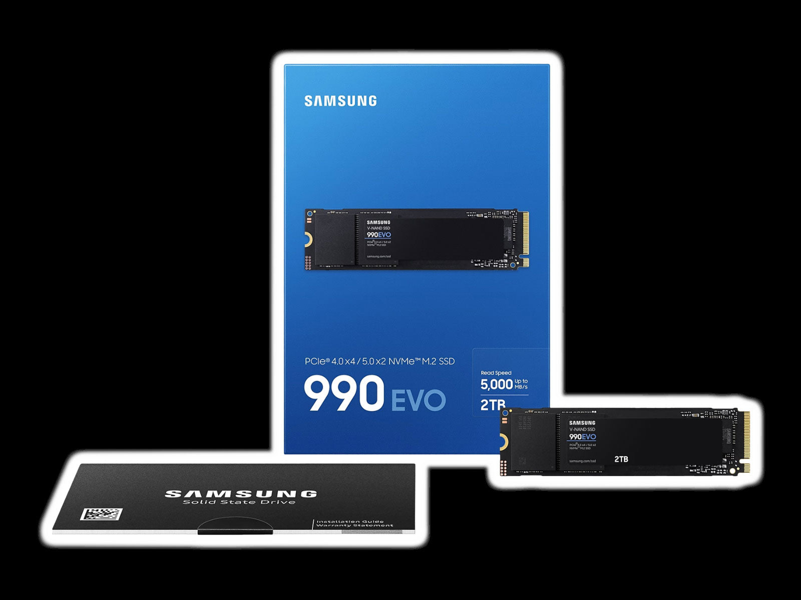 Samsung 990 EVO 2TB 5000MB/s Gen4 - Qbuilds