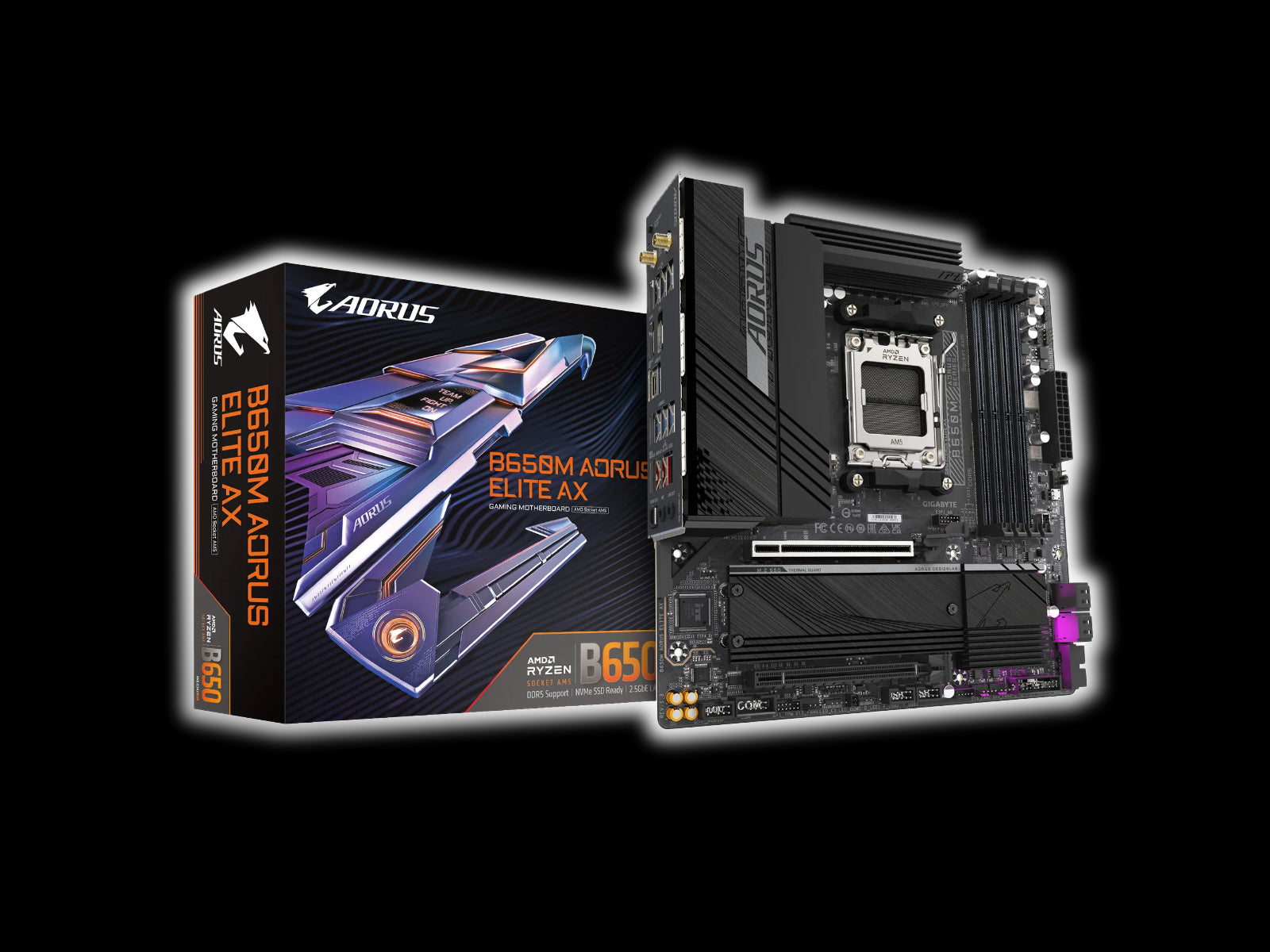 Gigabyte B650M AORUS ELITE AX - Qbuilds