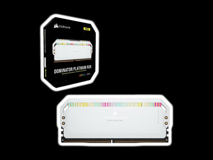 Corsair Dominator Platinum RGB DDR5 32GB (2x16GB) 6200MHz CL36 WH