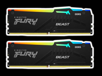 Kingston Fury Beast RGB DDR5 16GB (2x8GB) 5600MHz CL36