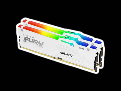 Kingston Fury Beast RGB DDR5 32GB (2x16GB) 6000MHz CL36 WH AMD EXPO