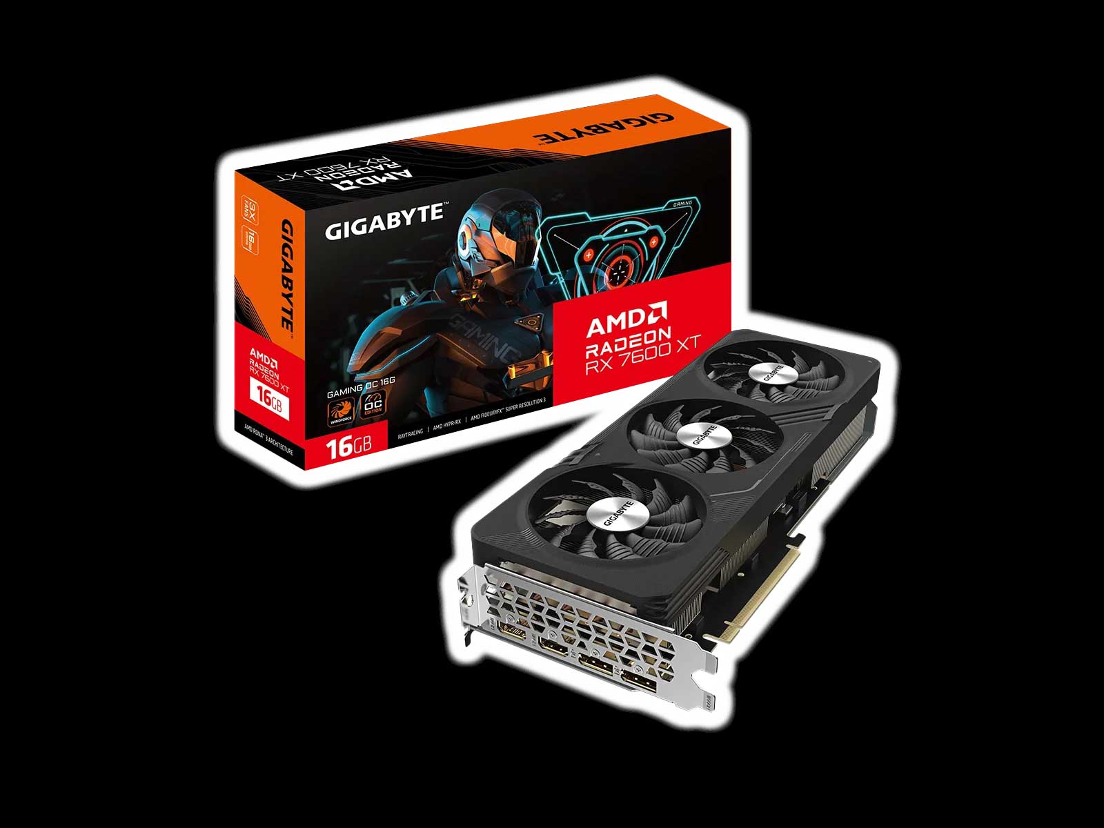 GIGABYTE AMD Radeon RX 7600XT 16GB