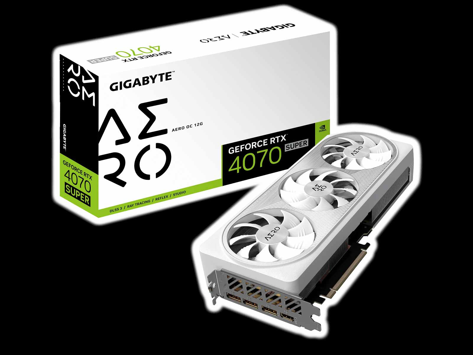 GIGABYTE GeForce RTX™ 4070 SUPER AERO OC 12GB