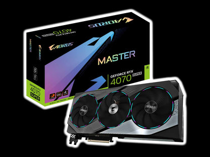 GIGABYTE GeForce RTX™ AORUS 4070 SUPER MASTER 12GB