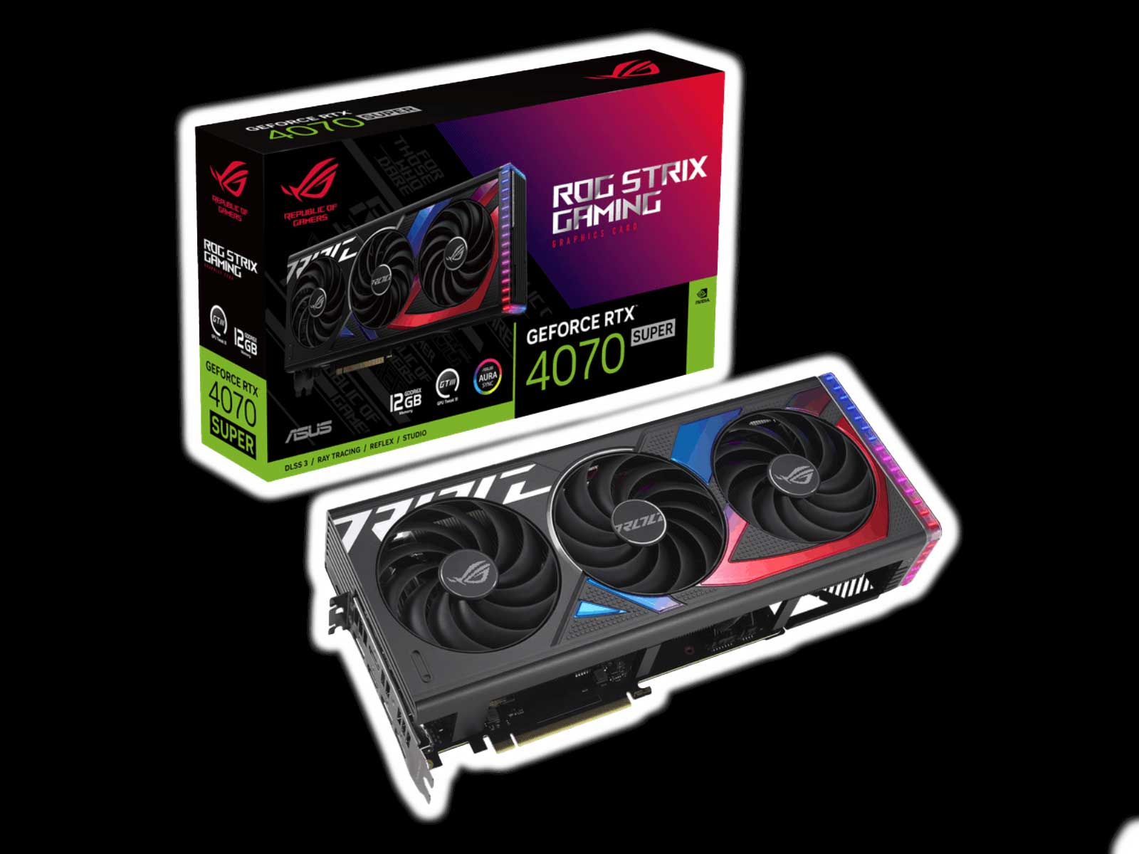 ASUS ROG Strix GeForce RTX™ 4070 SUPER OC Edition 12GB