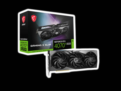 MSI GeForce RTX 4070 Ti SUPER 16GB GAMING X SLIM WH