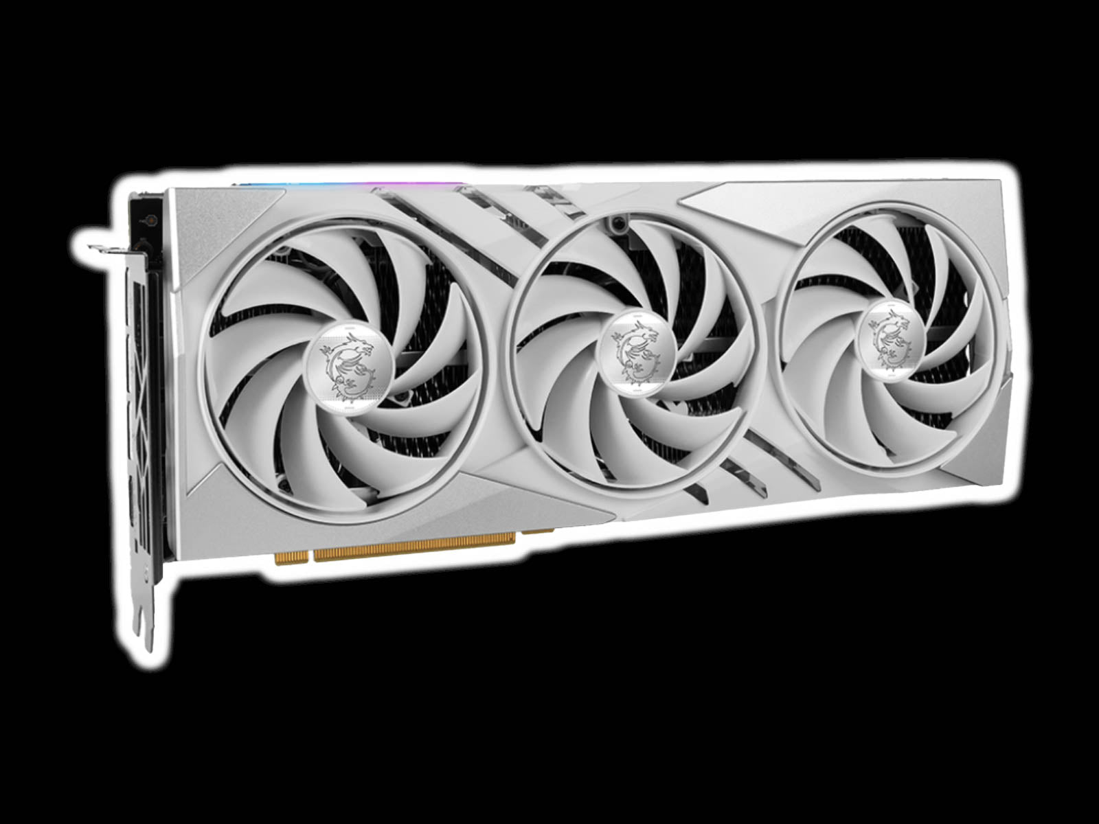 MSI GeForce RTX 4070 Ti SUPER 16GB GAMING X SLIM WH